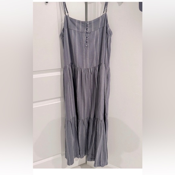 Z Supply | Waverly Stripe Maxi Dress, Worn Indigo xs - Picture 4 of 10